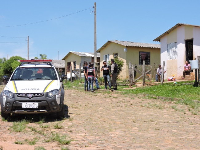 Polícia Civil e Brigada Militar efetuam buscas na COHAB Ana Terra