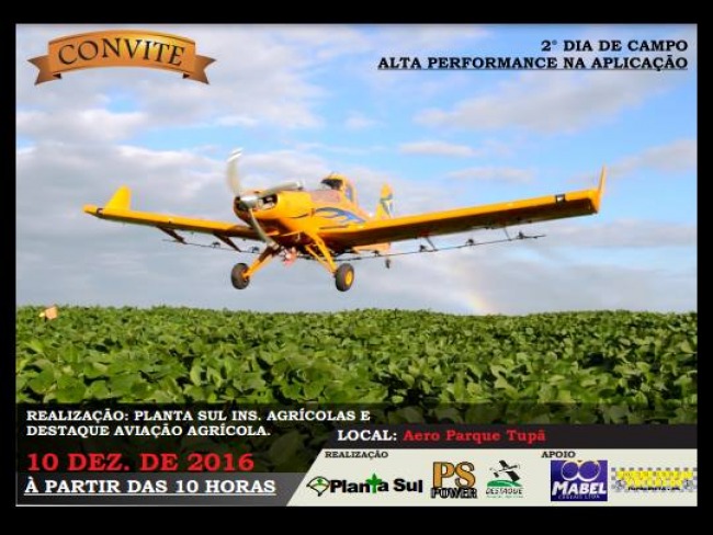  Planta Sul e Destaque Aviação Agrícola trazem para Tupanciretã o 2° Dia de Campo Alta Performance na Aplicação