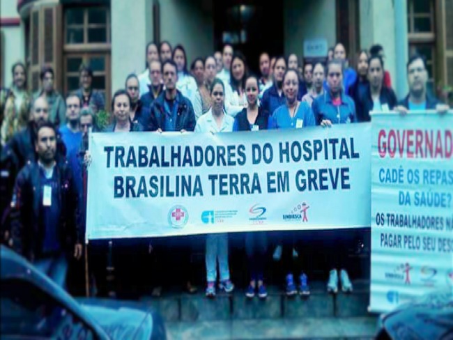 Funcionários do Hospital de Caridade Brazilina Terra entram em greve