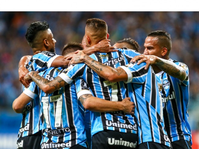 Grmio  goleia o Cerro Porteo pela Libertadores da Amrica 