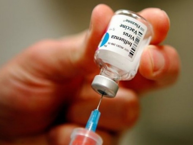 SMS confirma o recebimento de doses de vacina contra gripe