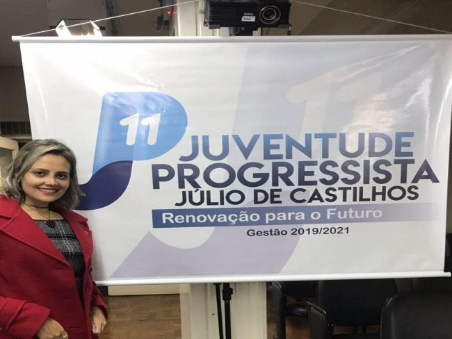 Karina Sperotto assume a Juventude Progressista de JC