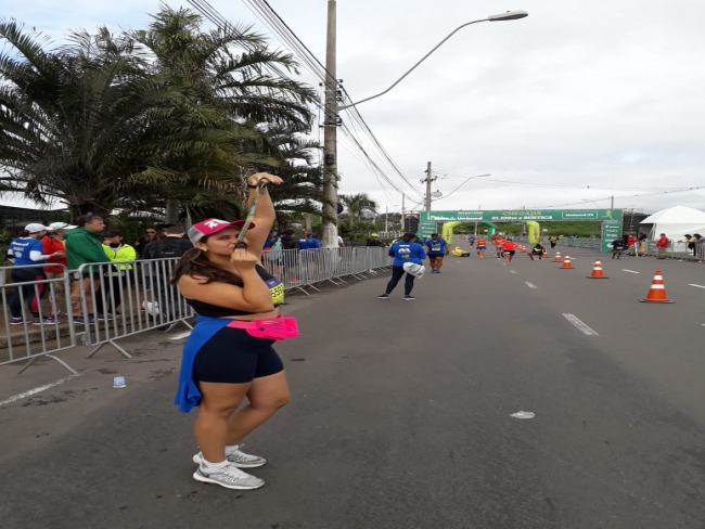 Aline Vilagran comemora atuação na Maratona Internacional de Porto Alegre