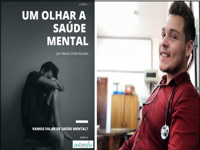Naican Escobar escreve livro sobre saúde mental