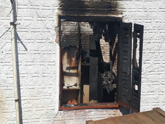 Assistência Social visita família atingida por incêndio 