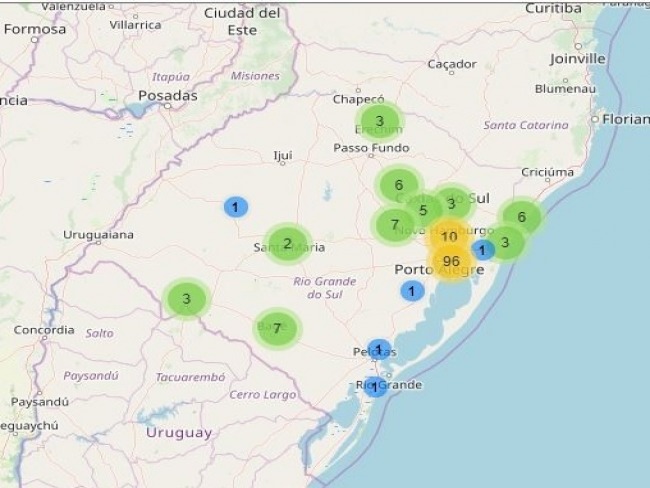 SES lança mapa digital com atualizações diárias sobre coronavírus