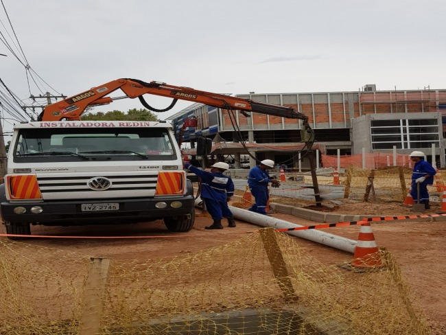 Instaladora Redin firma parceria com a REDE VIVO de Santa Maria para execuo de obras eltricas 