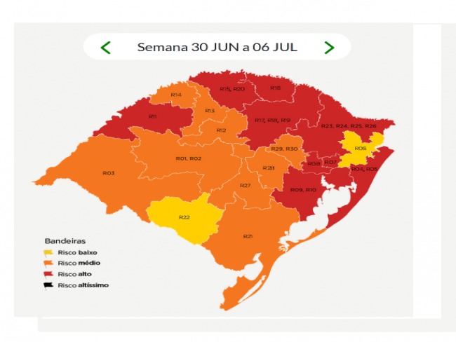 R-12 segue na bandeira laranja