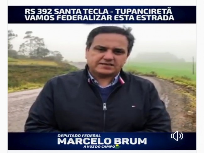 Deputado federal defende federalizao da Estrada Tup/ Santa Tecla