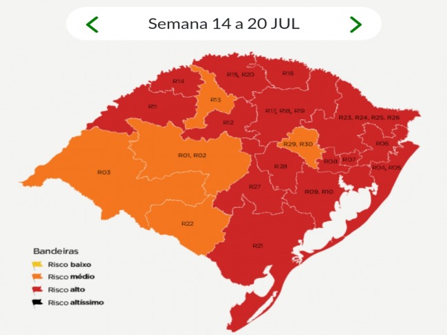 R-12 est na bandeira vermelha 