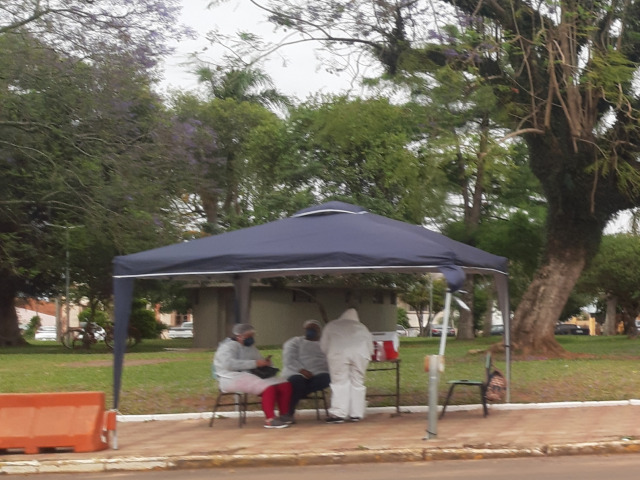 Drive-thru para vacinao contra a poliomielite desta quinta-feira  o ltimo no perodo de campanha vacinal