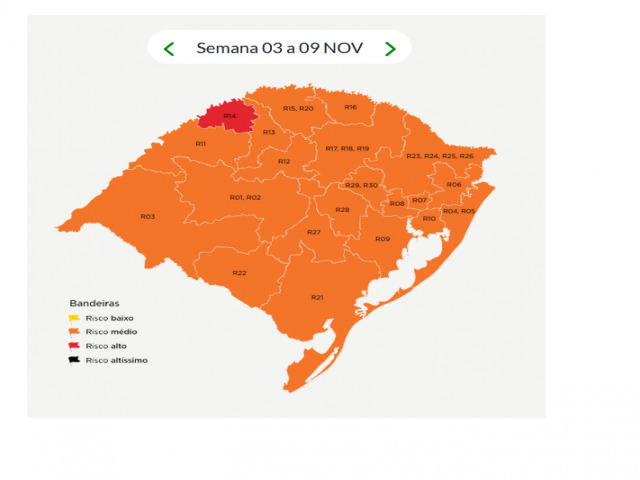 R-12 retorna  bandeira laranja 