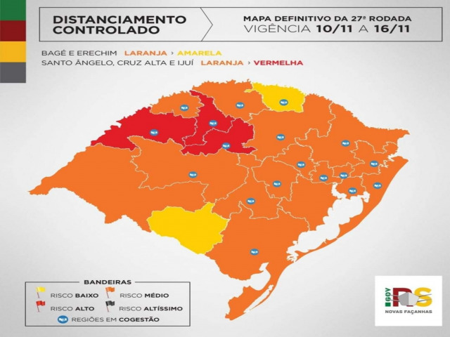 R-12 permanece em bandeira vermelha aps anlise do governo do Estado