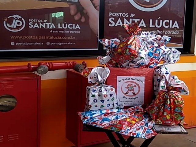 Posto JP Santa Lcia de Tupanciret participa do 6 Natal Solidrio