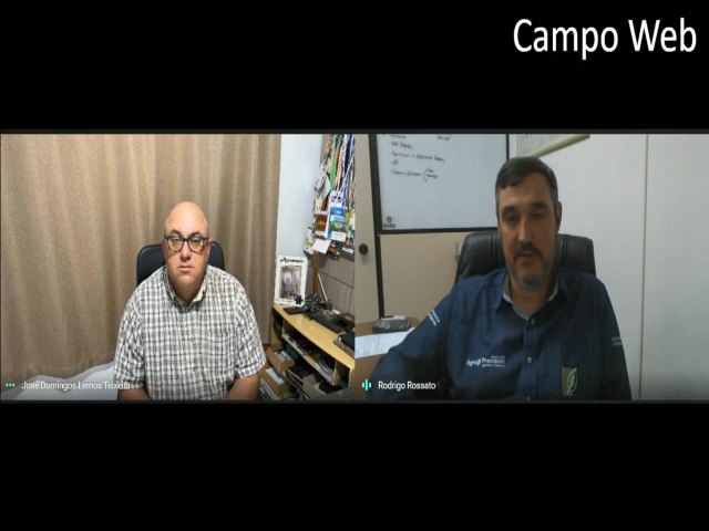Programa Campo Web entrevistou o engenheiro Agrnomo e Mestre em Solos, Rodrigo Rossato