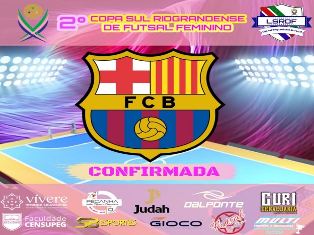 Associao Barcelona de Jlio de Castilhos ir participar da 2 Copa Sul Riograndense de Futsal Feminino