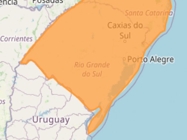 INMET alerta para possibilidade de tempestade para todo o Estado