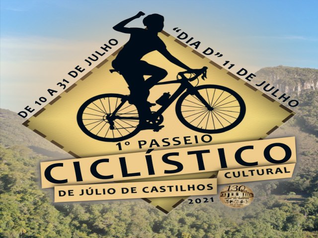 Esto abertas as inscries para o 1 Passeio Ciclstico de Jlio de Castilhos 