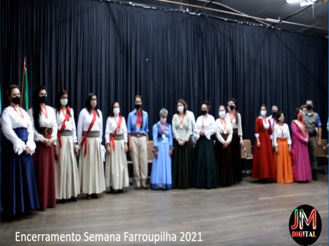 Encerramento da Semana Farroupilha 2021 exalta o amor e orgulho do povo gacho pelo Rio Grande do Sul e homenageia as mulheres tupanciretanenses 