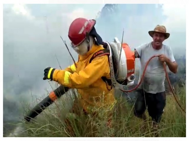 UBVT atende ocorrncia de incndio em mata nativa no interior de Tupanciret