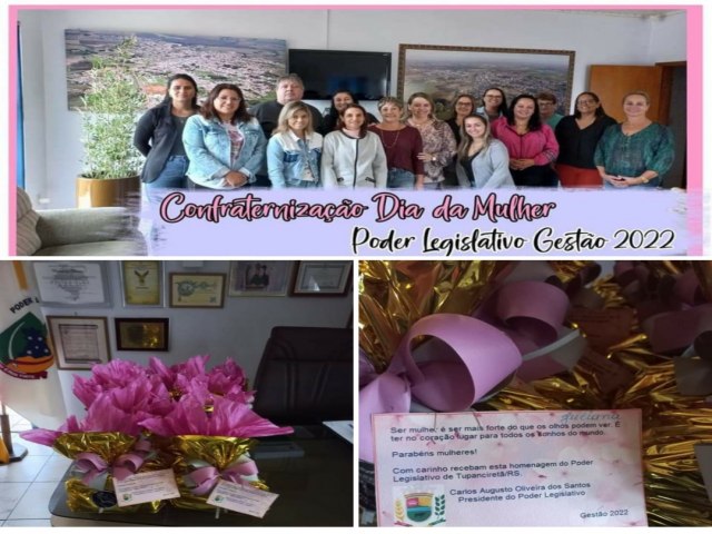 Servidoras do Legislativo Municipal realizaram confraternização alusiva ao Dia da Mulher na manhã desta quarta (30)