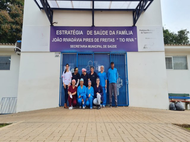Equipe de funcionários da ESF 04 recebe homenagem da Prefeitura Municipal de Tupanciretã