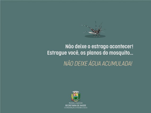 Cohab Anna Terra ser o primeiro a receber a ao do Arrasto da Dengue