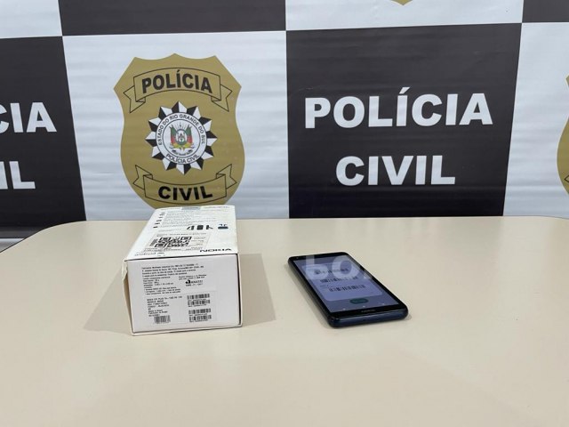 Polcia Civil de Tupanciret recupera aparelho celular 