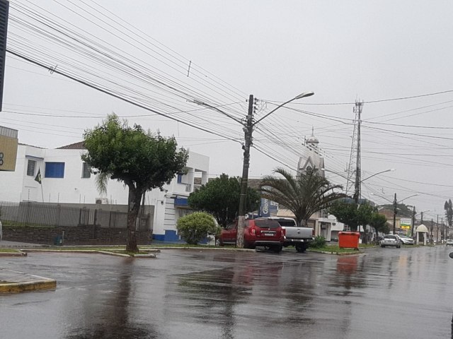 Segunda-feira (31) chuvosa em Tupanciret 