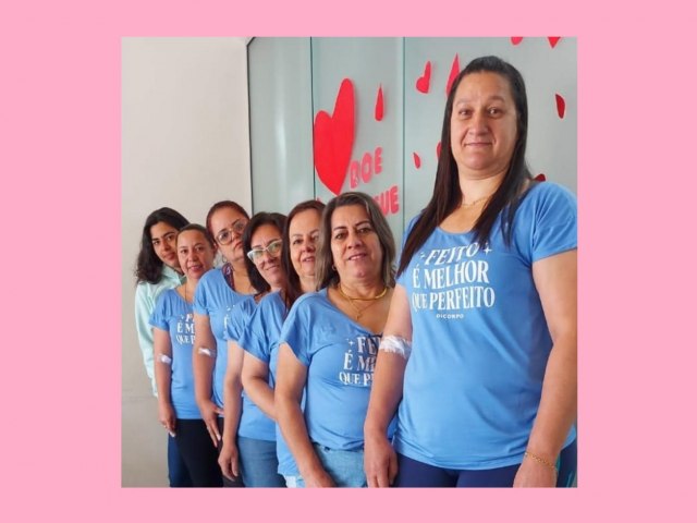 Professoras da EMEI Cleuza Barcelos participam de mutiro de doao de sangue
