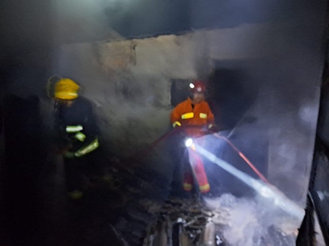 Bombeiros Voluntrios atendem ocorrncia no interior de Tupanciret  