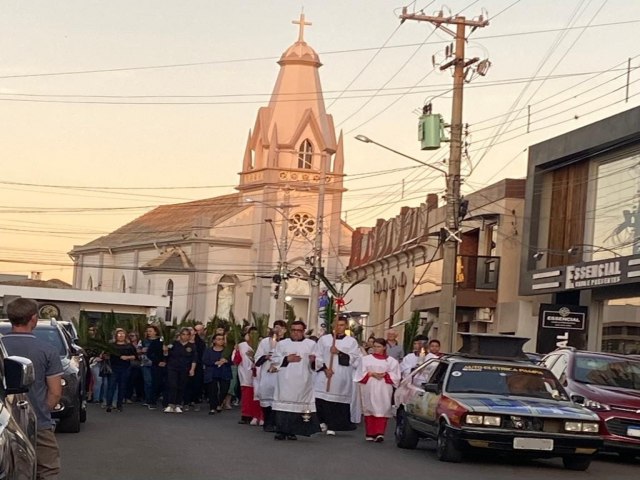 Domingo de Ramos marca o incio da Semana Santa em Tupanciret