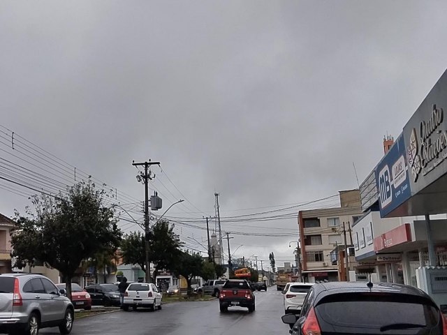 Base do Inmet registra 12 mm no acumulado e rajadas de 50km/h em Tupanciret