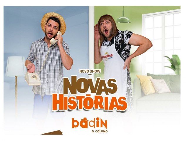 Badin, o colono, apresenta seu novo show em Tupanciret