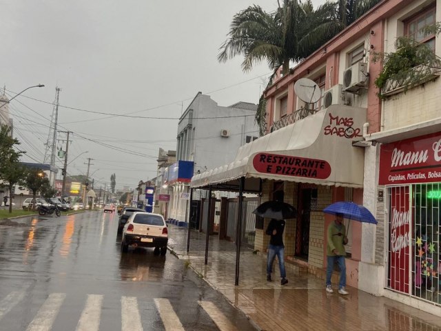 Vspera do feriado chuvosa em Tupanciret 
