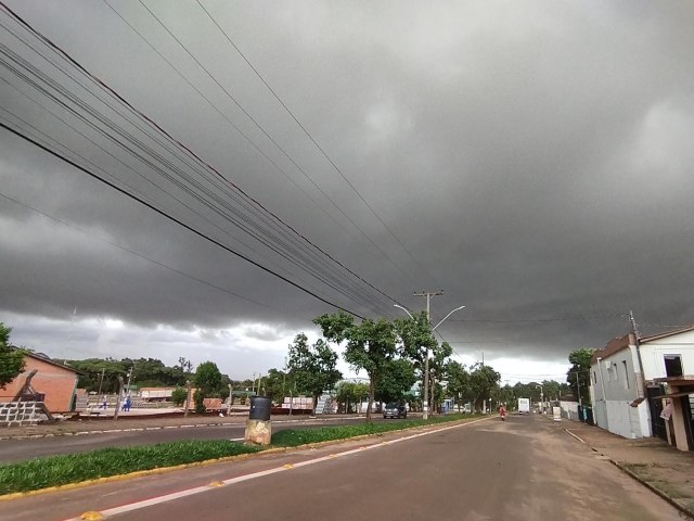 Passagem de frente fria pe fim ao caloro dos ltimos dias 