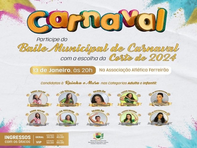 Carnaval 2023: ensaios no Ferreiro precedem a seleo da Corte