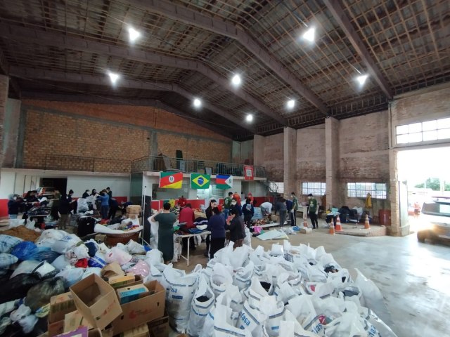 Relatrio de doaes da Associao Bombeiros Voluntrios de Tupanciret para as Campanhas do Vale do Taquari 2023