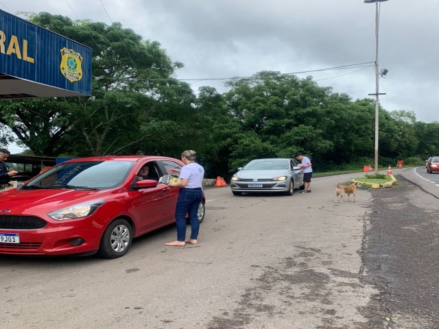 PRF realiza atividades direcionadas  preveno de acidentes em Santa Maria e regio