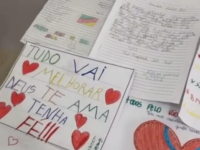 Estudantes tupanciretanenses enviam cartas aos afetados pelas enchentes no RS