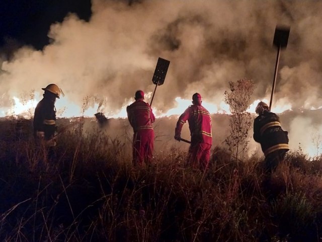 Fogo atinge rea de 15 hectares no interior de Tupanciret  