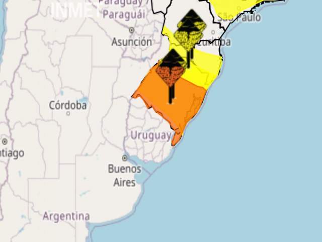 Inmet refora aviso de tempestade 