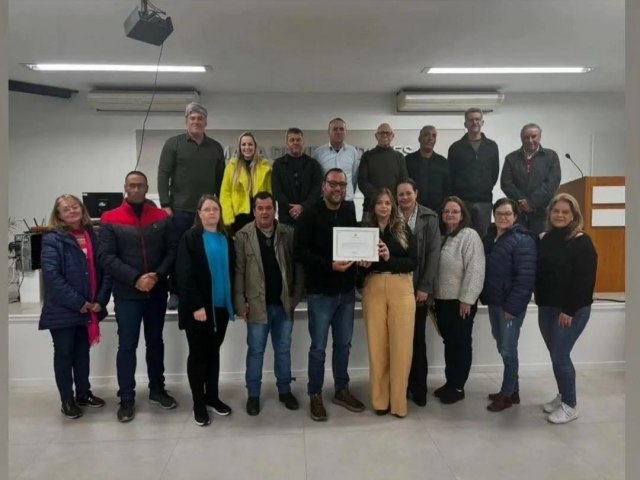 Homenageado na Cmara de Vereadores de Sobradinho, tupanciretanense Dautti teve participao em mobilizao aps as enchentes