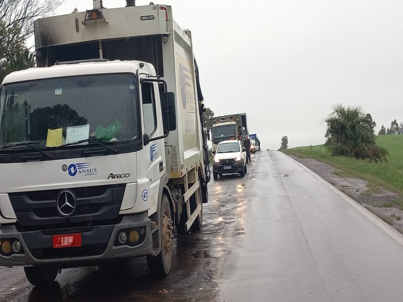 Trecho da BR-158 entre Tupanciret e Jlio de Castilhos  liberado 