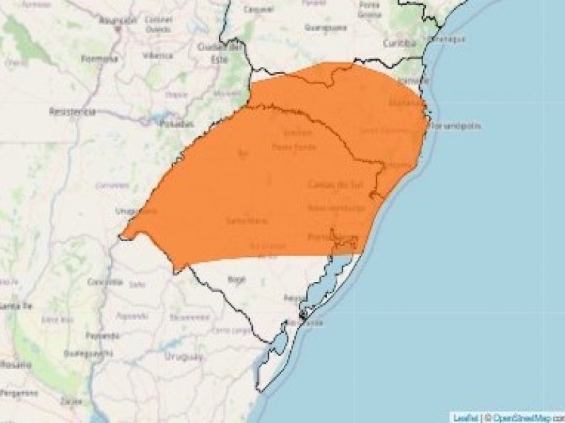 INMET emite alerta de tempestade com risco de chuvas intensas e ventos fortes