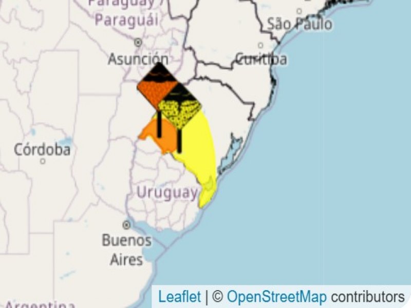 INMET emite alerta de tempestade com perigo potencial para regies do Rio Grande do Sul 