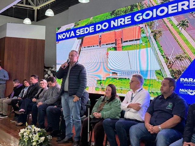 Prefeito Pedro Coelho prestigia inaugura&ccedil;&atilde;o oficial da Nova sede do N&uacute;cleo Regional de Educa&ccedil;&atilde;o de Goioer&ecirc; 