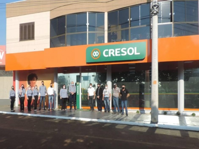 Cresol reinaugura  nova agencia de atendimento  em  Esperança do Sul.