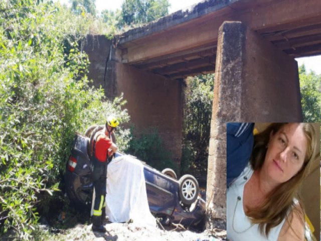 Morre na UTI terceira vítima de acidente em ponte entre Tiradentes e Esperança do Sul