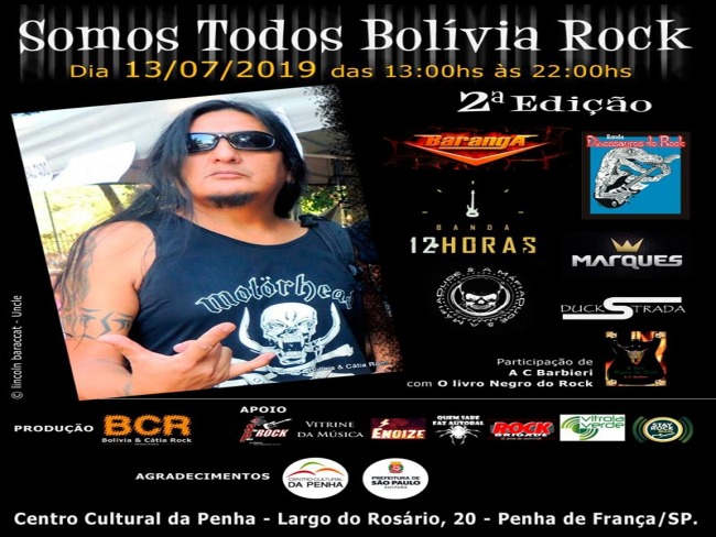 2ªEDIÇÃO - FESTIVAL SOMOS TODOS BOLIVIA ROCK